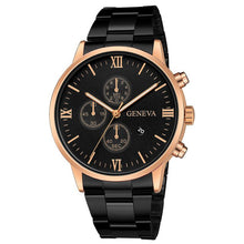 Load image into Gallery viewer, Waches Women Luxury Quartz Sport Military Stainless Steel Dial Leather Band Wrist Watch zegarki damskie kol saati orologi donna