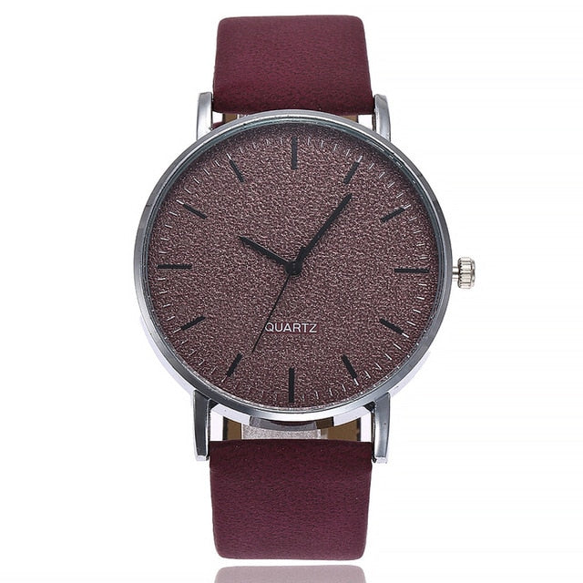 Waches Women Vansvar Casual Quartz Leather Band Analog Wrist Watch reloj pulsera mujer zegarki damskie dames horloge 2019