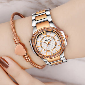 MISSFOX Best-seller Watch Women Waches Uhr Rose Gold Fashion Casual Ladies Wrist Watch Xfcs Dropshipping 2019 Quartz Wristwatch