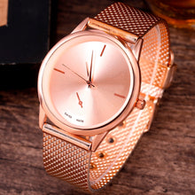 Load image into Gallery viewer, Womens Fashion Wach Female Clocks Women Luxury Quartz Watch Rose Gold Stainless Steel Dress Watches Relogio Masculino