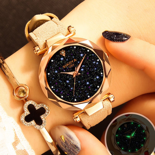 Waches Women 2019 Luxury Brand Starry Sky Wrist Watch For Ladies Female Clock Relogio Feminino Reloj Mujer Wach